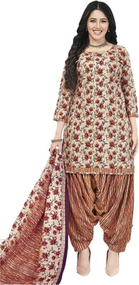 amozo Printed Kurta, Patiala & Dupatta Set