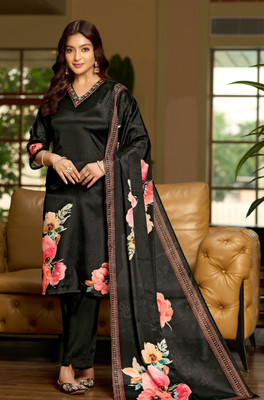 amara fashion Applique, Floral Print, Embroidered Kurta, Trouser/Pant & Dupatta Set