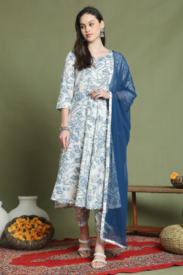Rajnandini Printed Kurta, Trouser/Pant & Dupatta Set