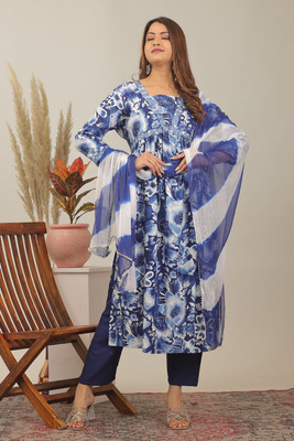 Ojasvi Fab Embroidered Kurta, Trouser/Pant & Dupatta Set