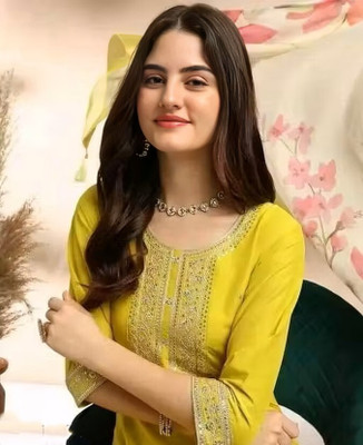 RADHE ENTERPRISE Embroidered Kurta, Trouser/Pant & Dupatta Set
