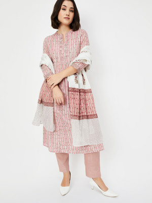 MAX Printed Kurta, Trouser/Pant & Dupatta Set