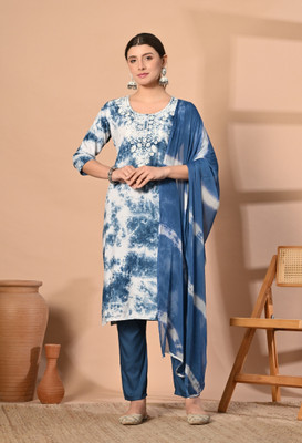 Seemrat Printed Kurta, Trouser/Pant & Dupatta Set