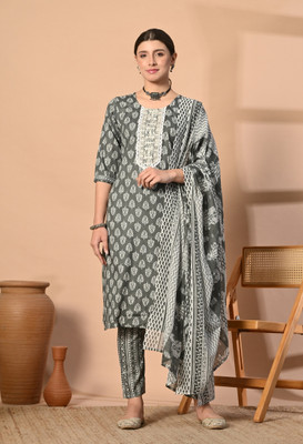 Seemrat Printed Kurta, Trouser/Pant & Dupatta Set