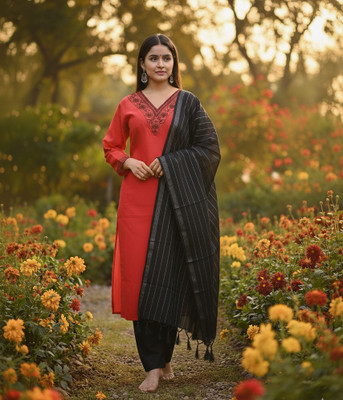 YANDSSTORE Embroidered Kurta, Trouser/Pant & Dupatta Set