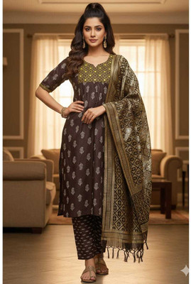 AARYA Printed Kurta, Trouser/Pant & Dupatta Set