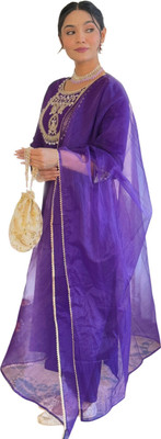 Tective Embroidered Kurta, Salwar & Dupatta Set