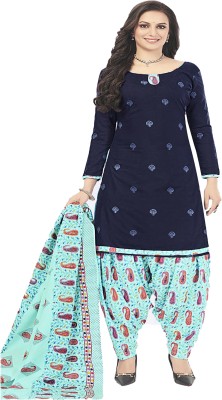 amozo Printed Kurta, Patiala & Dupatta Set