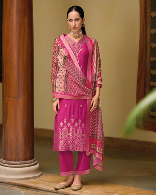 VredeVogel Embroidered Kurta, Trouser/Pant & Dupatta Set