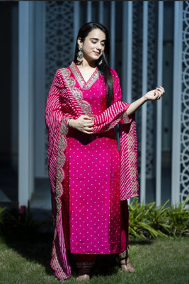 Royal Ful Embroidered Kurta, Trouser/Pant & Dupatta Set