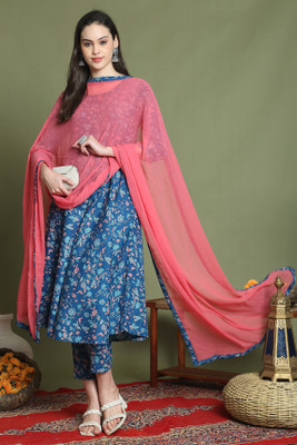 RolyPoly Printed Kurta, Trouser/Pant & Dupatta Set