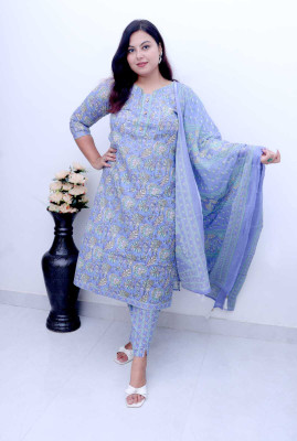 Arsh Fashion Printed Kurta, Trouser/Pant & Dupatta Set