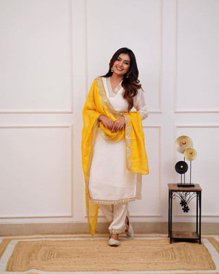 Jayshree Creation Women Kurta Pant Attached Dupatta Set