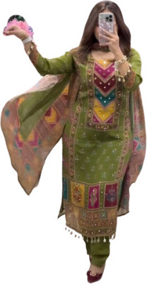 SHONU FASION Printed Kurta, Trouser/Pant & Dupatta Set