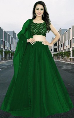 BIPIN ENTERPRISE Anarkali Gown(Green)