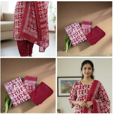 saanvi collection Printed Kurta, Trouser/Pant & Dupatta Set