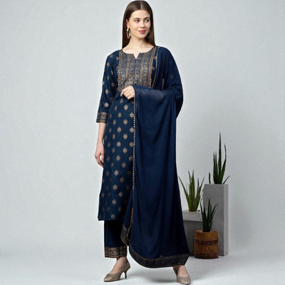 thegoodstore Printed Kurta, Trouser/Pant & Dupatta Set