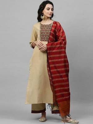CreationRajvi Printed Kurta, Palazzo & Dupatta Set