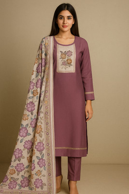 tanu Fashion Floral Print Kurta, Palazzo & Dupatta Set