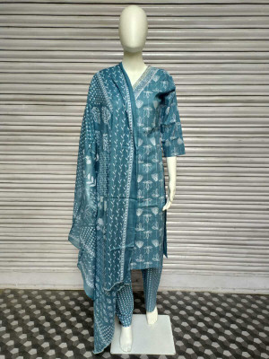 MOHINI CREATION Printed Kurta, Palazzo & Dupatta Set