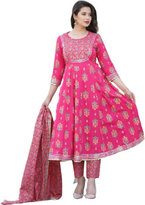 JAIPUR FASHION Embroidered Kurta, Trouser/Pant & Dupatta Set