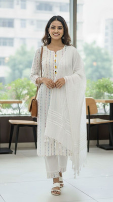 Masoom Printed Kurta, Trouser/Pant & Dupatta Set