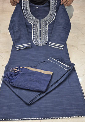 Sadiya Attire Solid Kurta, Trouser/Pant & Dupatta Set
