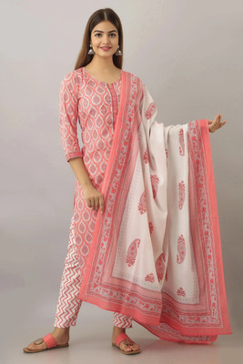 Prathmikta Printed Kurta, Trouser/Pant & Dupatta Set