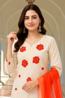 khodal creation Printed Kurta, Salwar & Dupatta Set