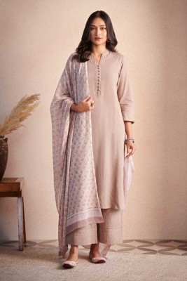 Mahavir Creation Embroidered, Floral Print Kurta, Palazzo & Dupatta Set