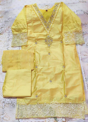 NEW PRATIMA FASHION Embroidered Kurta, Salwar & Dupatta Set