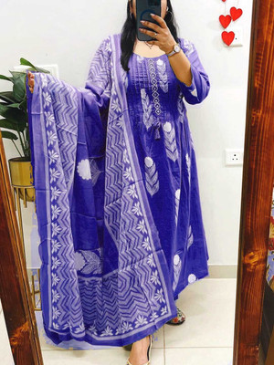 Mishree collection Printed Kurta, Palazzo & Dupatta Set