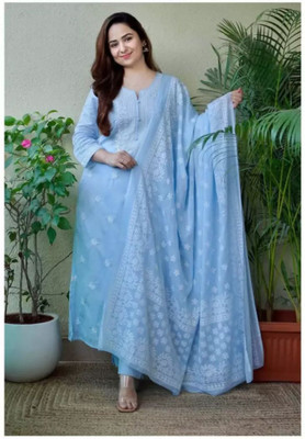 vijay creation Printed Kurta, Palazzo & Dupatta Set