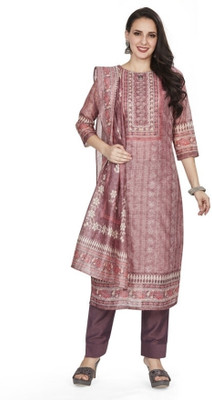 Nioni Printed Kurta, Trouser/Pant & Dupatta Set