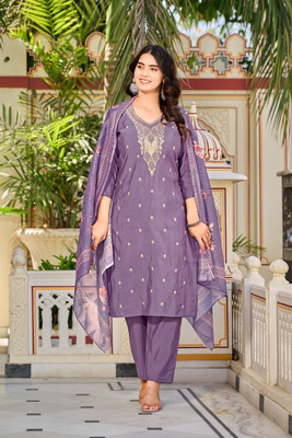 satrangi creation Women Kurta Pant Dupatta Set