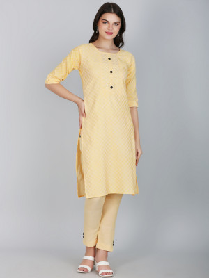 QISHRA Printed Kurta, Trouser/Pant & Dupatta Set