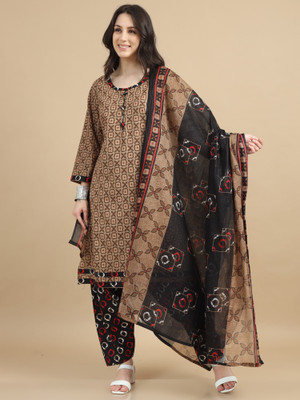 Miraan Printed Kurta, Patiala & Dupatta Set