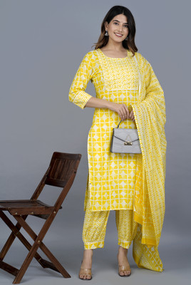 Mishree collection Printed Kurta, Trouser/Pant & Dupatta Set