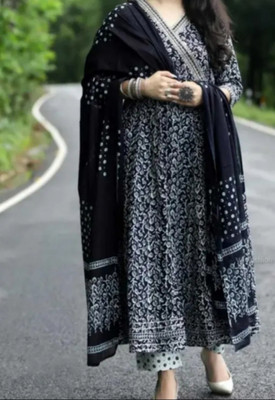 Baba Kurti Printed Kurta, Trouser/Pant & Dupatta Set