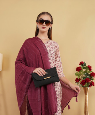 Vibrant Gaze Floral Print Kurta, Trouser/Pant & Dupatta Set