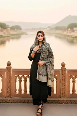 Sheeba Creation Solid Kurta, Salwar & Dupatta Set