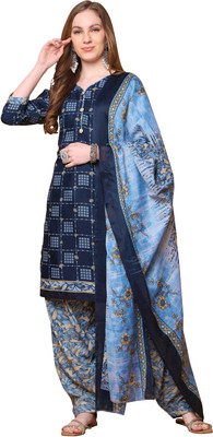 HOUSE OF COMMON Printed Kurta, Salwar & Dupatta Set
