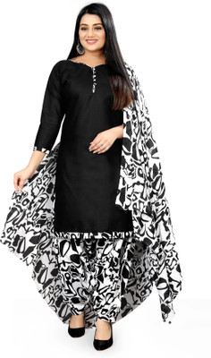 Rajnandini Printed Kurta, Patiala & Dupatta Set