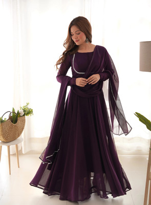 LOKITA WORLD Solid Kurta, Legging & Dupatta Set
