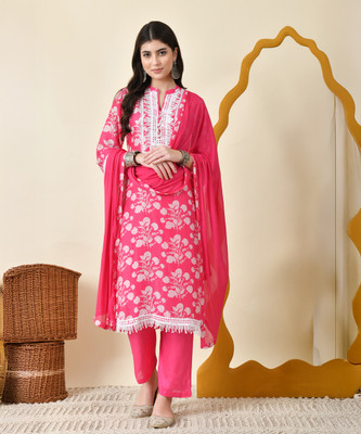 Seemrat Printed Kurta, Trouser/Pant & Dupatta Set