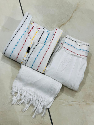 LineaWear Woven Kurta, Salwar & Dupatta Set