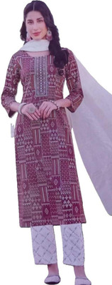 Avnishu Printed Kurta, Palazzo & Dupatta Set