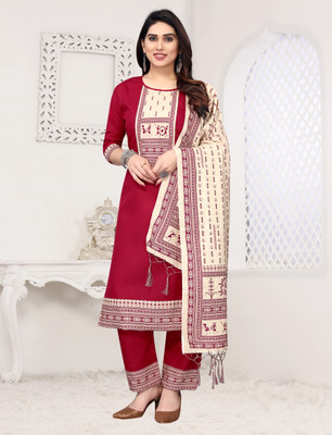 PREJAL FASHION Printed Kurta, Trouser/Pant & Dupatta Set