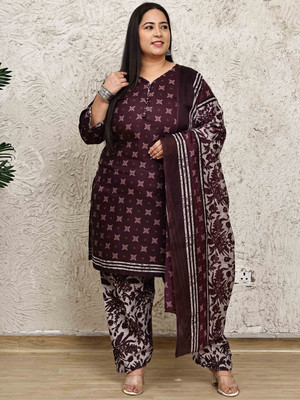 Wonder Weaves Printed Kurta, Patiala & Dupatta Set