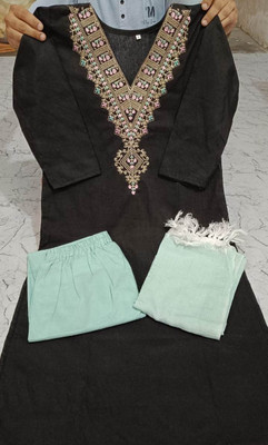 Kurtistan Embroidered Kurta, Trouser/Pant & Dupatta Set